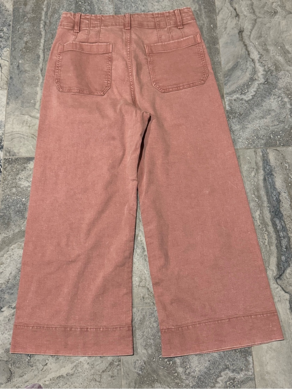 LC Lauren Conrad Wide-Leg Pants in Dusty Rose - Cropped - Picture 5 of 5
